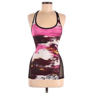 Lululemon Ruched Racerback Top Watercolor Mesh Back Size 6